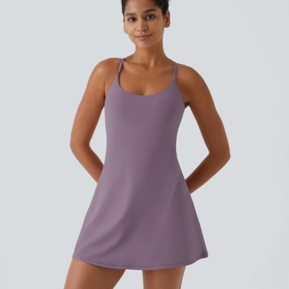Halara Softlyzero Plush Backless Active Dress-Easy Peezy Edition L - Picture 1 of 7